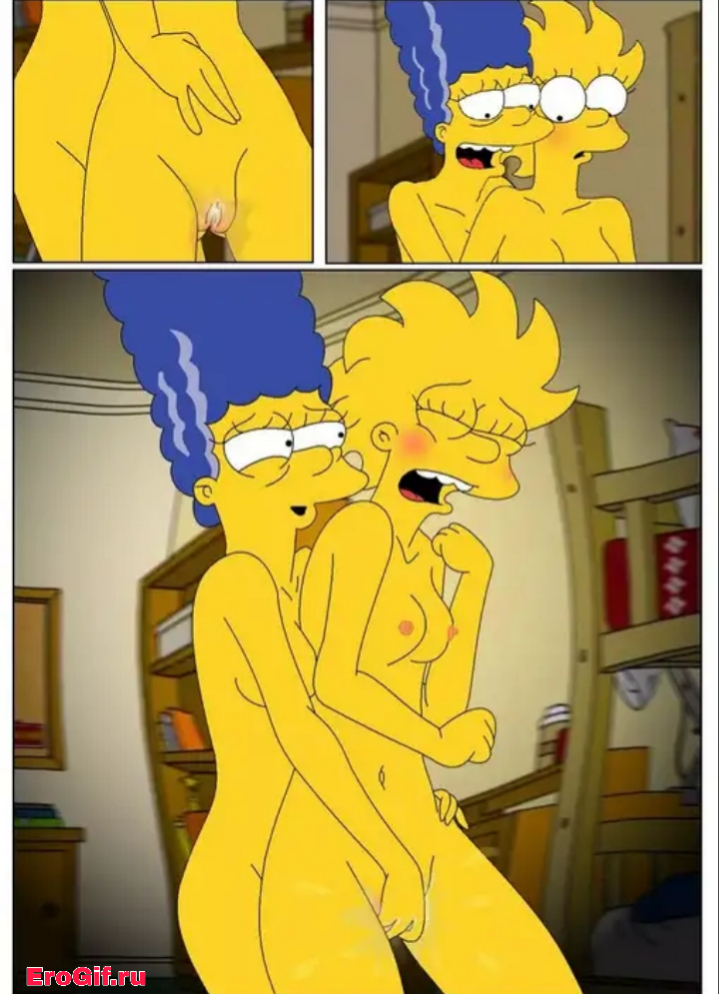Хентай картинки из мультсериала Симпсоны, голые персонажи из Simpsons, порно анимация. Секс Барт, Гомер, Лиза, Мардж