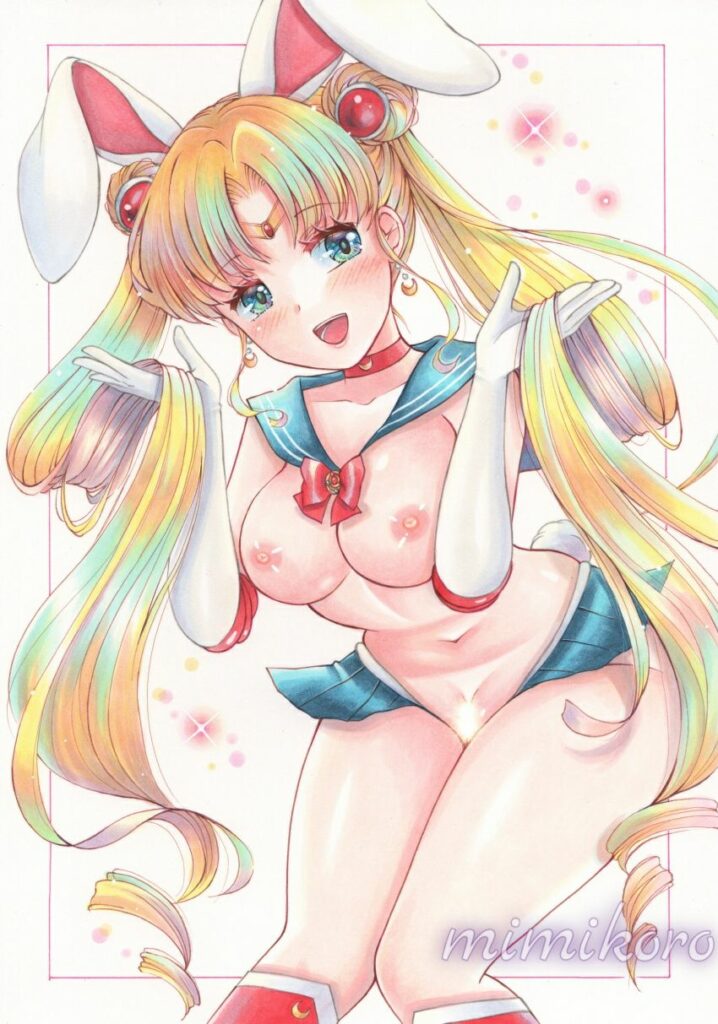 Хентай Красавица-воин Сейлор Мун, секс арты персонажнй Bishoujo Senshi Sailor Moon, голая Усаги Цукино, Tsukino Usagi без цензуры 18+ 